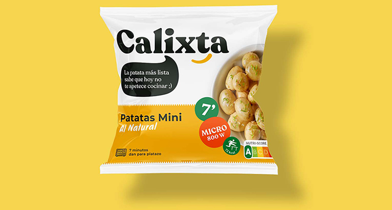 La marca de patatas para microondas Calixta (Lázaro) ahora disponible en supermercados Lidl
