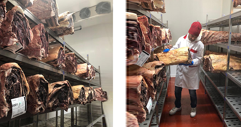 Selección premium de carne de vaca madurada para esta Navidad