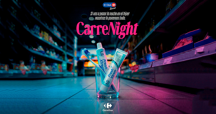 ¿Quedarse encerrado una noche en el súper? Carrefour cumple tus sueños con Carrenight