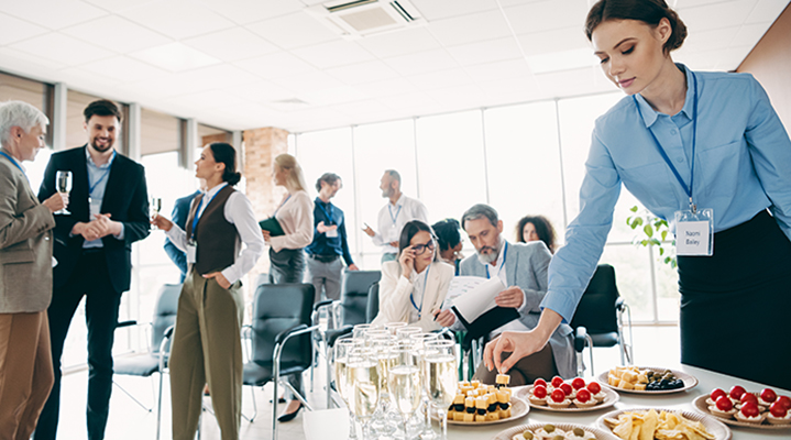 desperdicio catering eventos corporativos