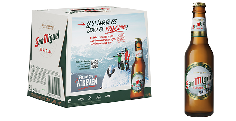 Cervezas San Miguel, edición limitada Nieve