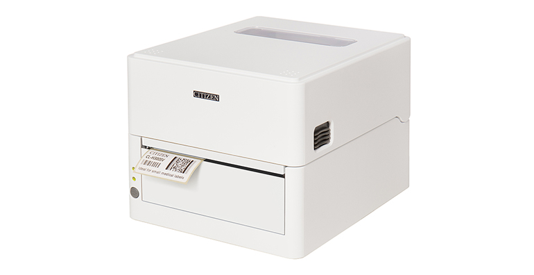 Impresora de etiquetas compacta y conectada que combate los gérmenes y las bacterias