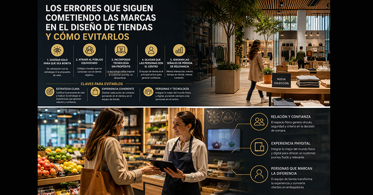 Los errores más comunes en el diseño de tiendas retail y cómo evitarlos