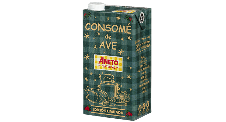 Consomé de ave Aneto