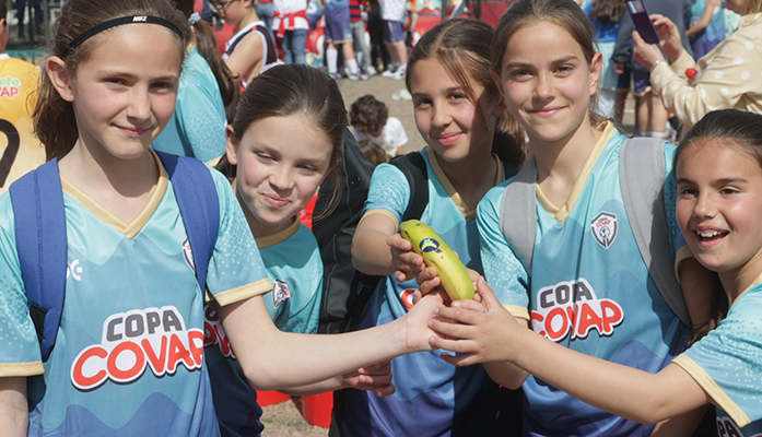 Copa Covap y 5 al día, meriendas saludables niños