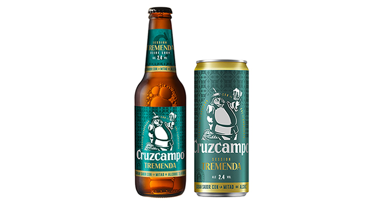 Cerveza Cruzcampo Tremenda, mitad de alcohol