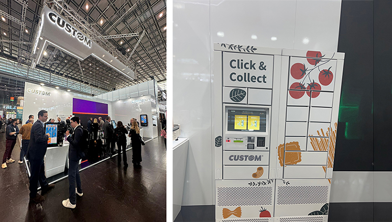 Euroshop 2023: Custom presenta sus soluciones de autoservicio y autopago