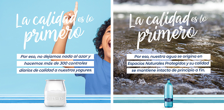 Danone refuerza su compromiso con la calidad con 300 controles y 400 conversaciones diarias consumidor