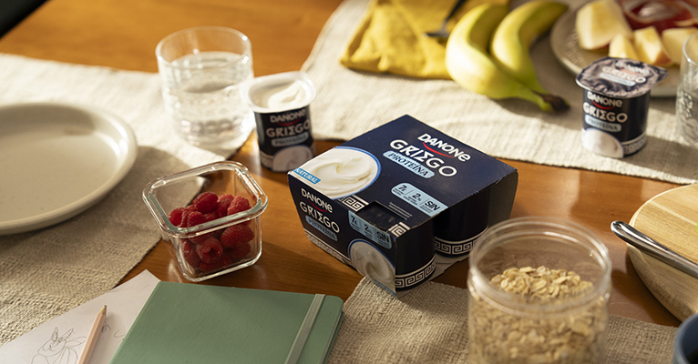 Danone Griego Proteína, con toda la cremosidad y un perfil nutricional diferencial