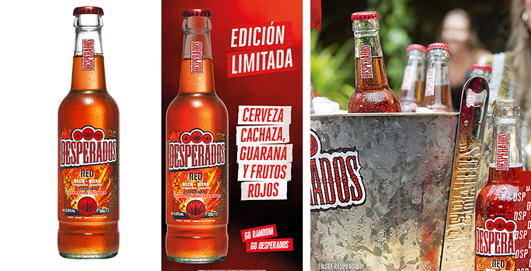 Desperados Red: edición limitada con cachaza, frutos rojos y guaraná