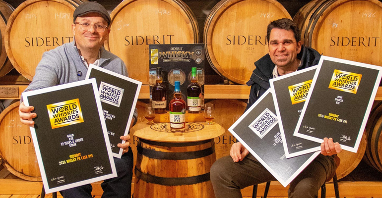 Destilería Siderit whiskies premiados