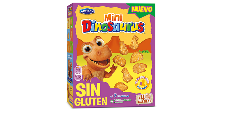 Dinosaurus presenta sus primeras galletas sin gluten