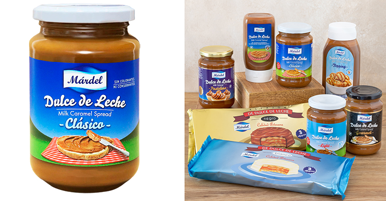 Dulce de leche argentino y otros productos de importación / elaboración propia