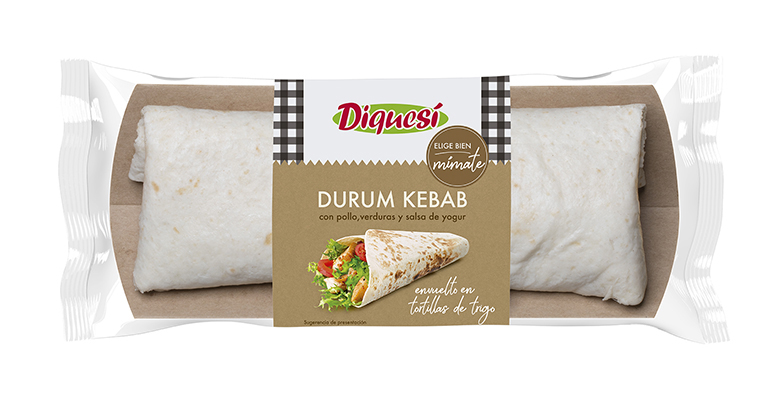 Durum Kebab, un viaje exótico a través de un plato fresco, saludable y listo para comer