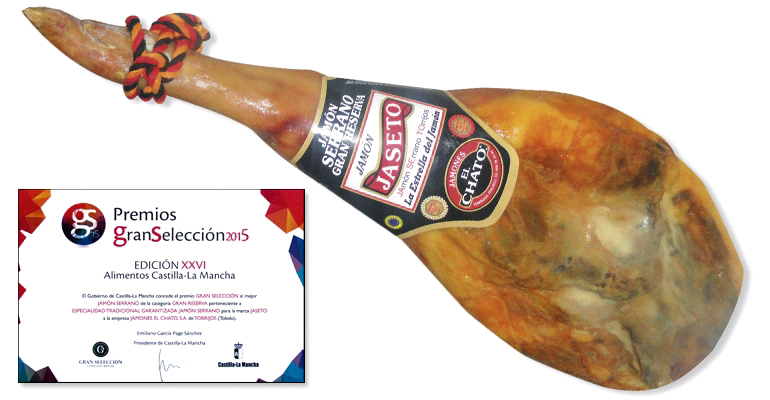 Jamón serrano Gran Reserva Jaseto, ‘Gran selección 2015’