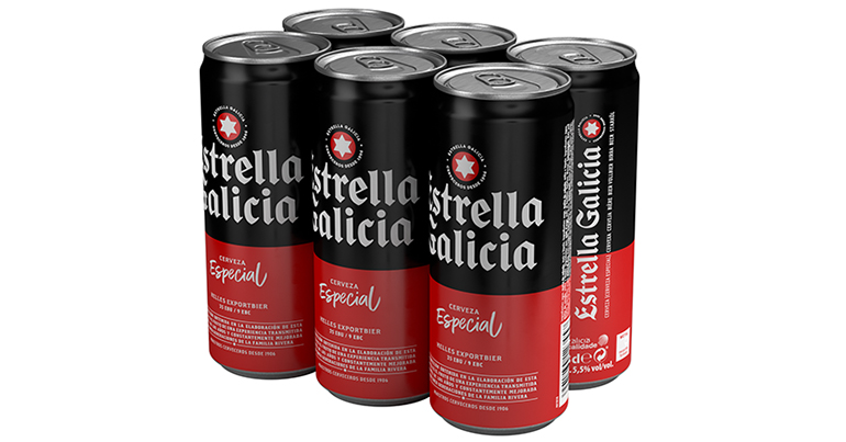 Estrella Galicia estrena un embalaje No Pack