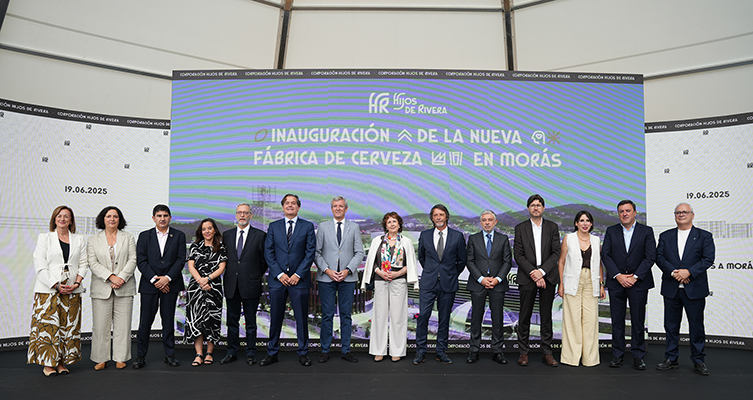 Hijos de Rivera (Estrella Galicia) inaugura su nueva fábrica de cerveza en Morás