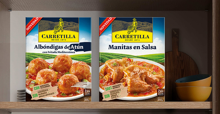 Carretilla albóndigas y manitas