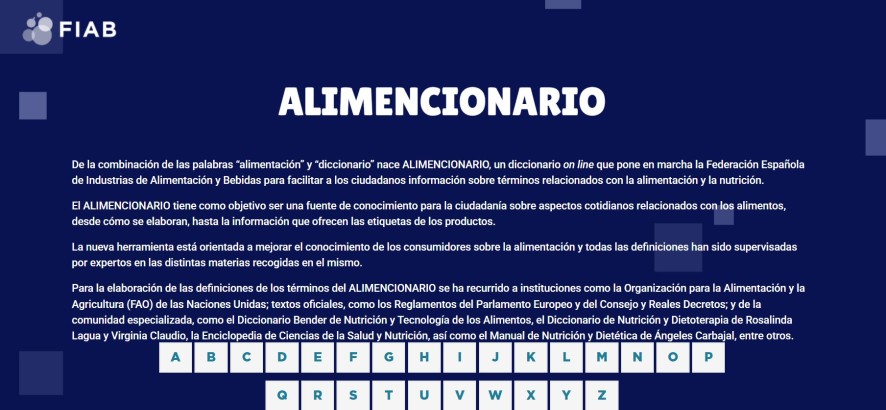 Alimencionario Fiab