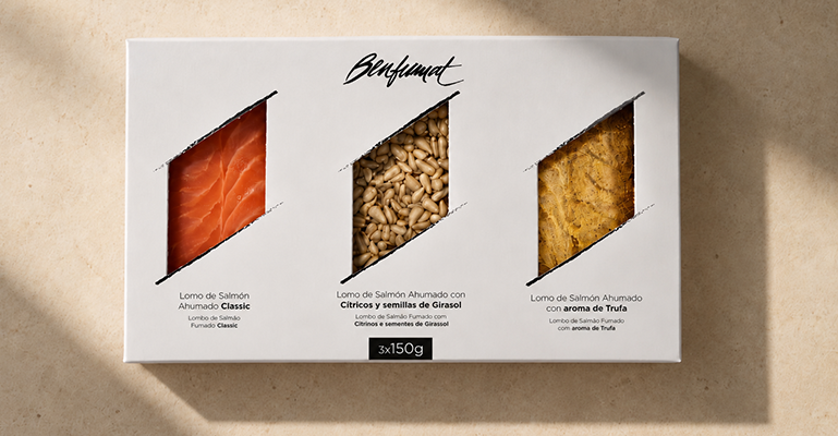 Benfumat trío lomos salmón ahumado