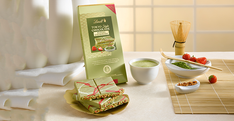 Lindt Tokyo Style Chocolate Strawberry Matcha
