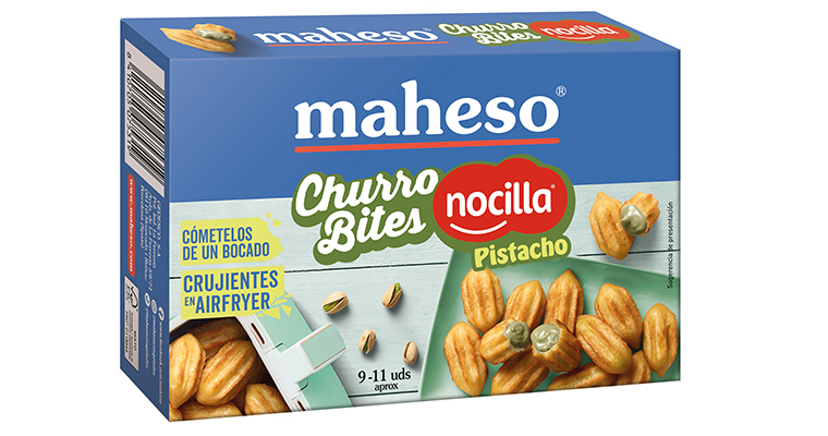 churro bites Maheso nocilla y pistacho
