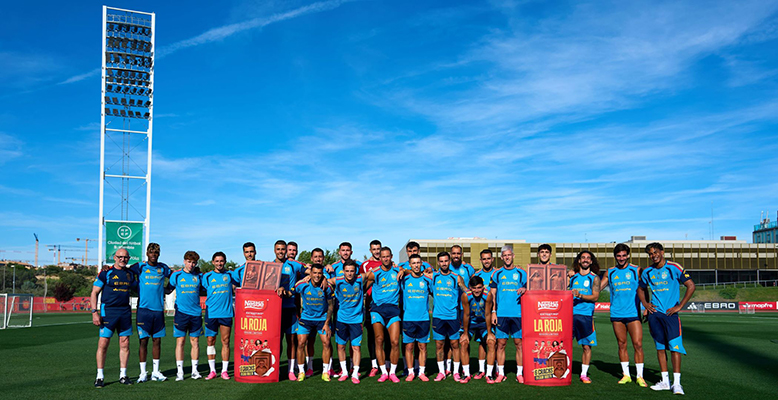 tabletas La Roja Nestlé jugadores selección