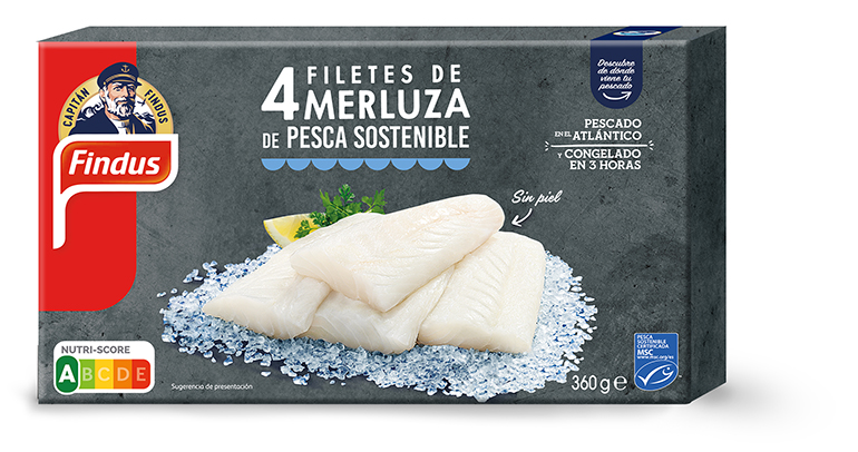 Findus presenta sus medallones y filetes demerluza de pesca sostenible