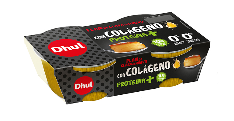 Flan Proteico con Colágeno Dhul