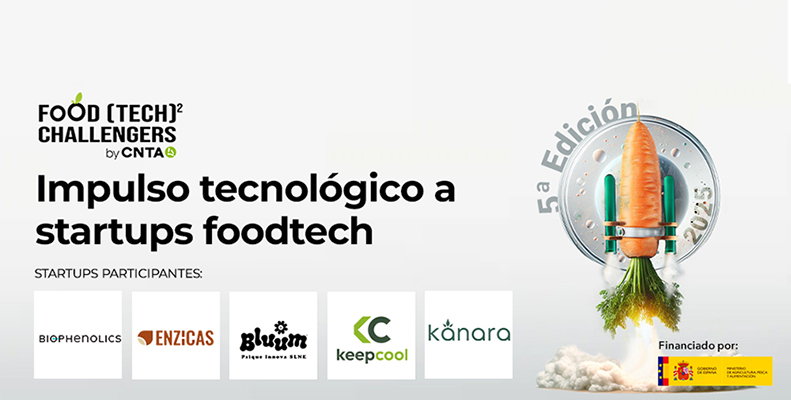 5 startup participarán en el CNTA Food (Tech)2 Challengers: 