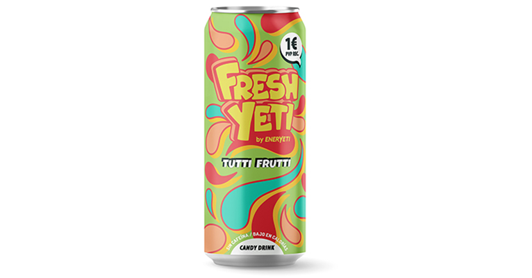 La bebida Freshyeti estrena sabor a Tutti Fruti