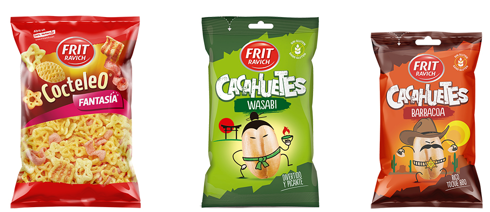 Nuevos Cocteleo Fantasía, Cacahuetes Barbacoa y Cacahuetes Wasabi de Frit Ravich