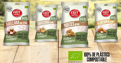 Frutos Secos Ecológicos con envase 100% compostable 