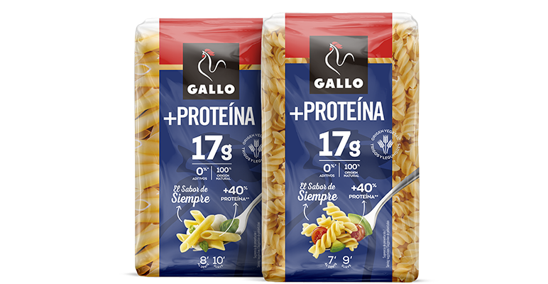 Pastas Gallo más proteina