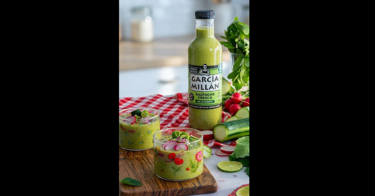 Gazpacho García Millán calabacín