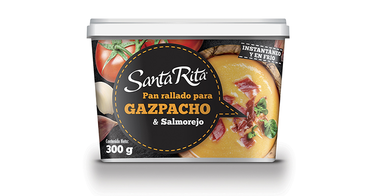 Pan rallado para espesar sopas frías como salmorejo y gazpacho