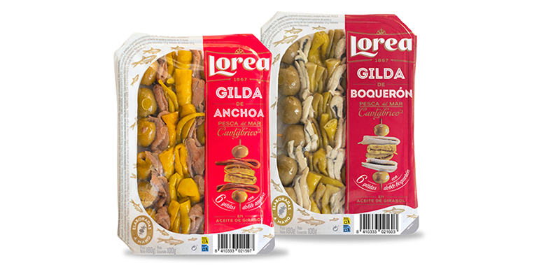 Gildas anchoa y boquerón Lorea (Yurrita Group)