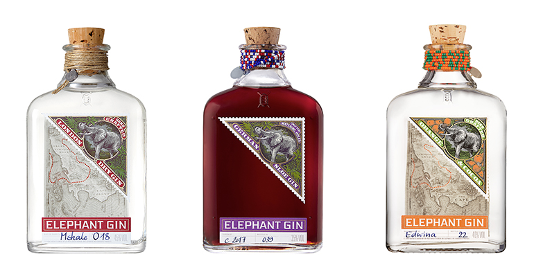 Elephant Gin, ginebra premium 