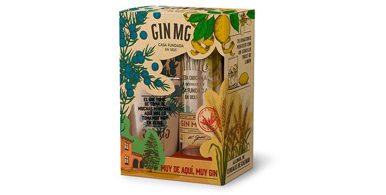 Gin MG edición Navidad: un diseño exótico para una clásica ginebra