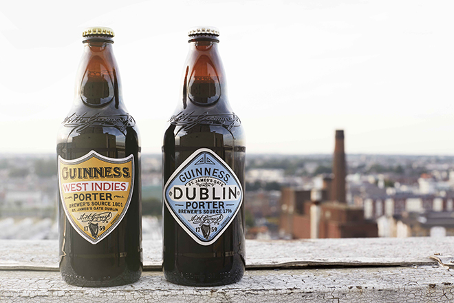 Guinness saca dos ediciones limitadas de cerveza porter que rememoran sus orígenes