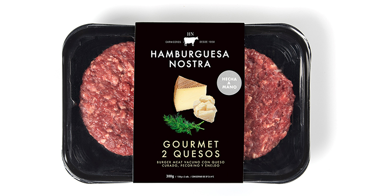 hamburguesas Nostra 2 quesos