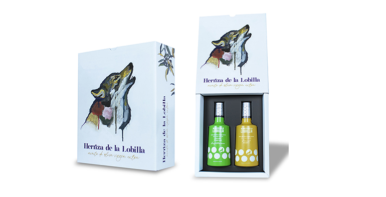 El AOVE Herriza de La Lobilla estrena nuevo packaging con botellas de hojiblanca y picual