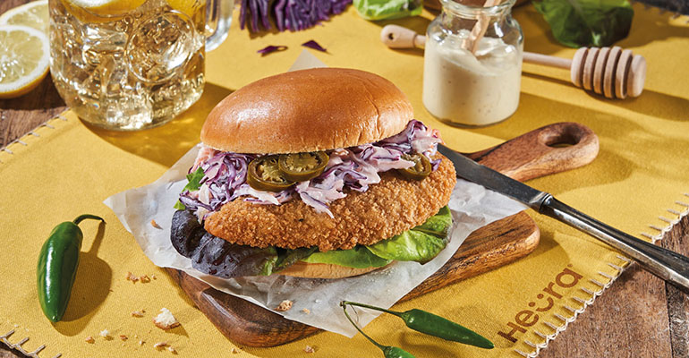 heura hamburguesa de pollo plant-based