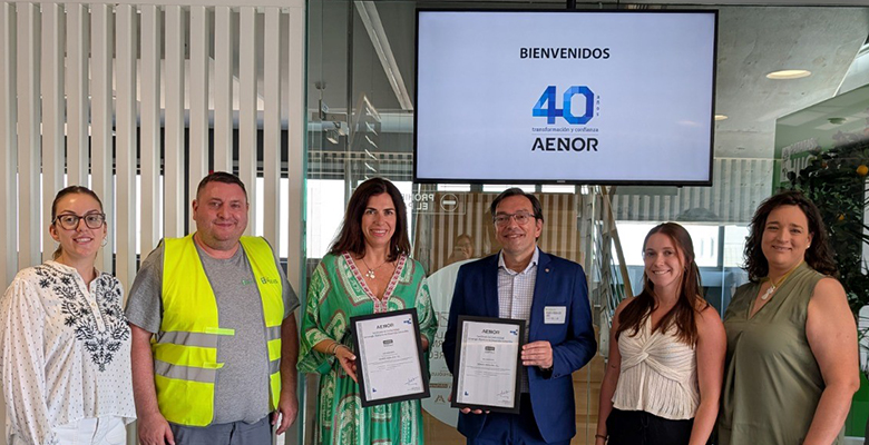 Somos Hijolusa obtiene la certificación AENOR que avala su estrategia de sostenibilidad
