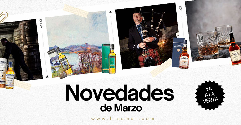 Las novedades de producto en whisky y ron de Hisúmer