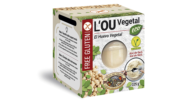 Huevo vegetal para alimentación vegana. formato retail y horeca