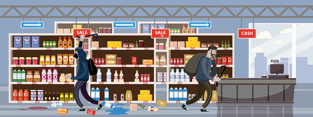 Más de la mitad de los hurtos en comercios y supermercados están perpetrados por bandas organizadas