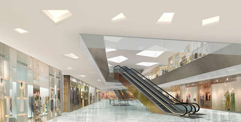 iluminación centros comerciales