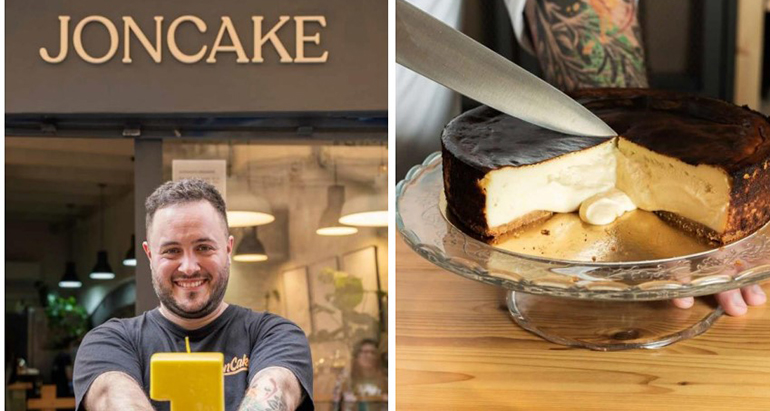 Jon Cake presenta su libro de tartas queso gourmet