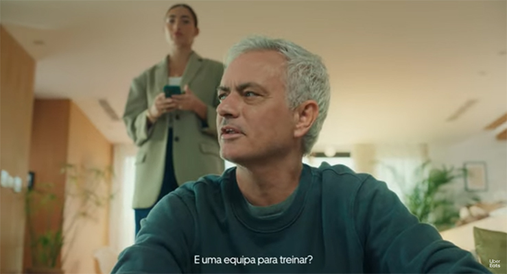José Mourinho protagoniza la campaña de Uber Eats Portugal